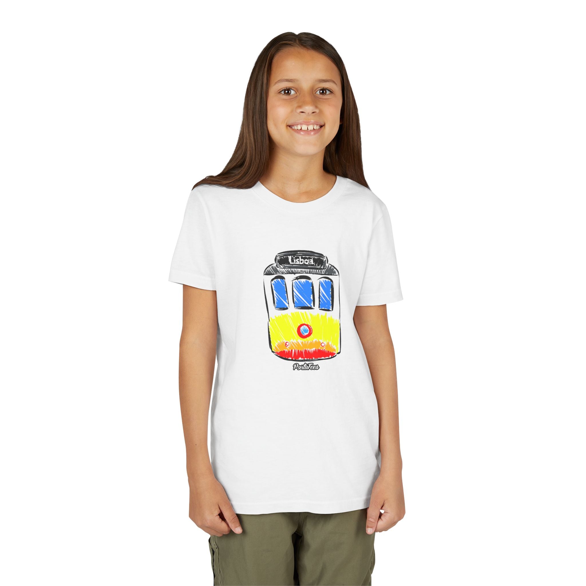 Lisbon Tram Youth Short Sleeve Tee