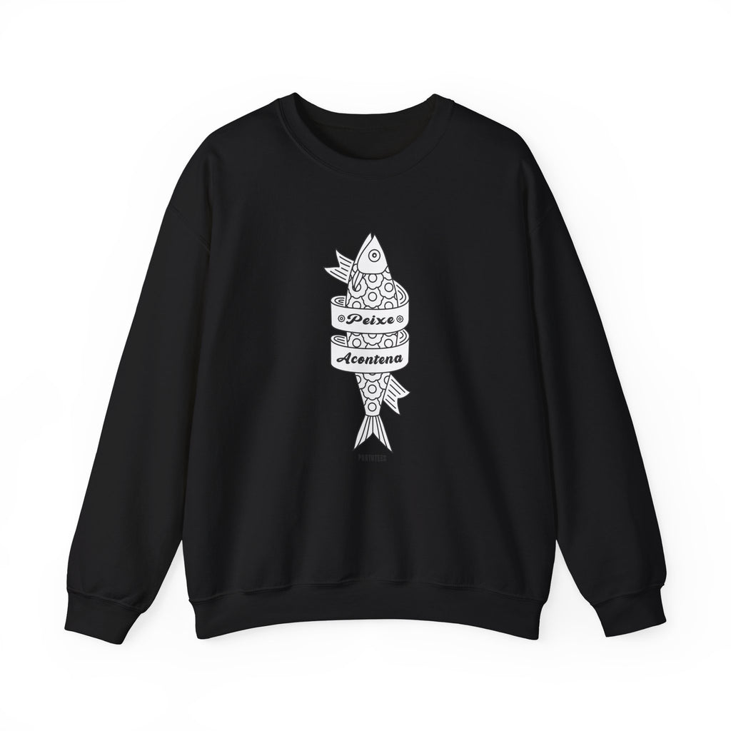 Portuguese Fish Happens Crewneck Sweatshirt