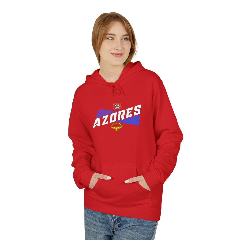 Azores Vintage Graphic Hoodie - Unisex Midweight Fleece Sweatshirt