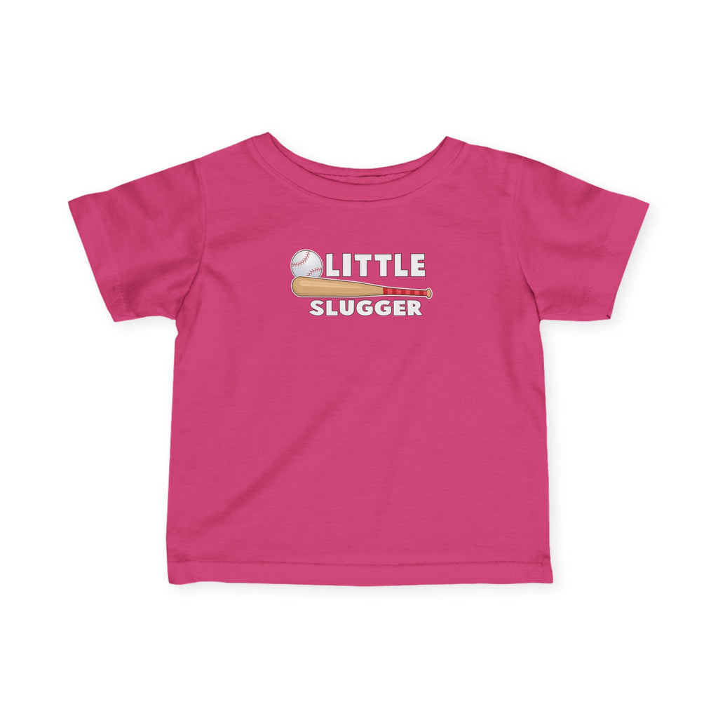 Little Slugger Infant Tee, Baby Baseball T-Shirt, Gift for New Parents, Toddler Sports Wear, Cute Kids Clothing, Birthday Outfit, Summer Top
