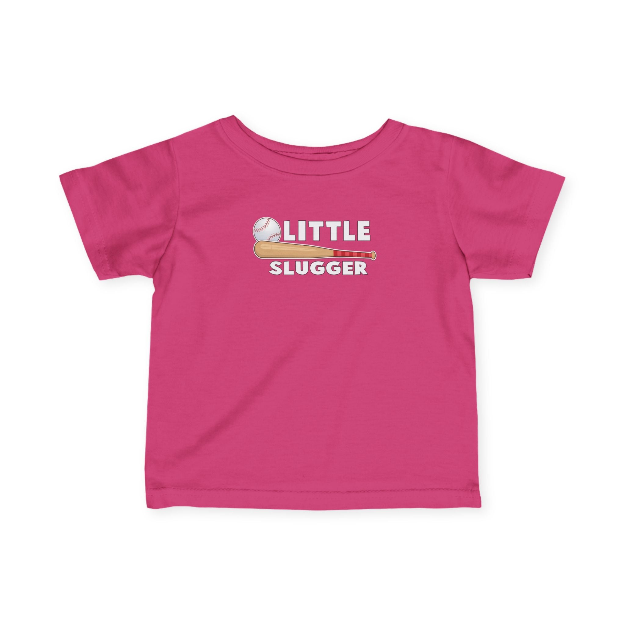 Little Slugger Infant Tee, Baby Baseball T-Shirt, Gift for New Parents, Toddler Sports Wear, Cute Kids Clothing, Birthday Outfit, Summer Top