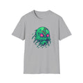 Creepy Cool Skull T-Shirt, Unisex Softstyle Tee for Halloween, Casual Graphic Tee, Monster Shirt for Parties, Gift for Horror Fans