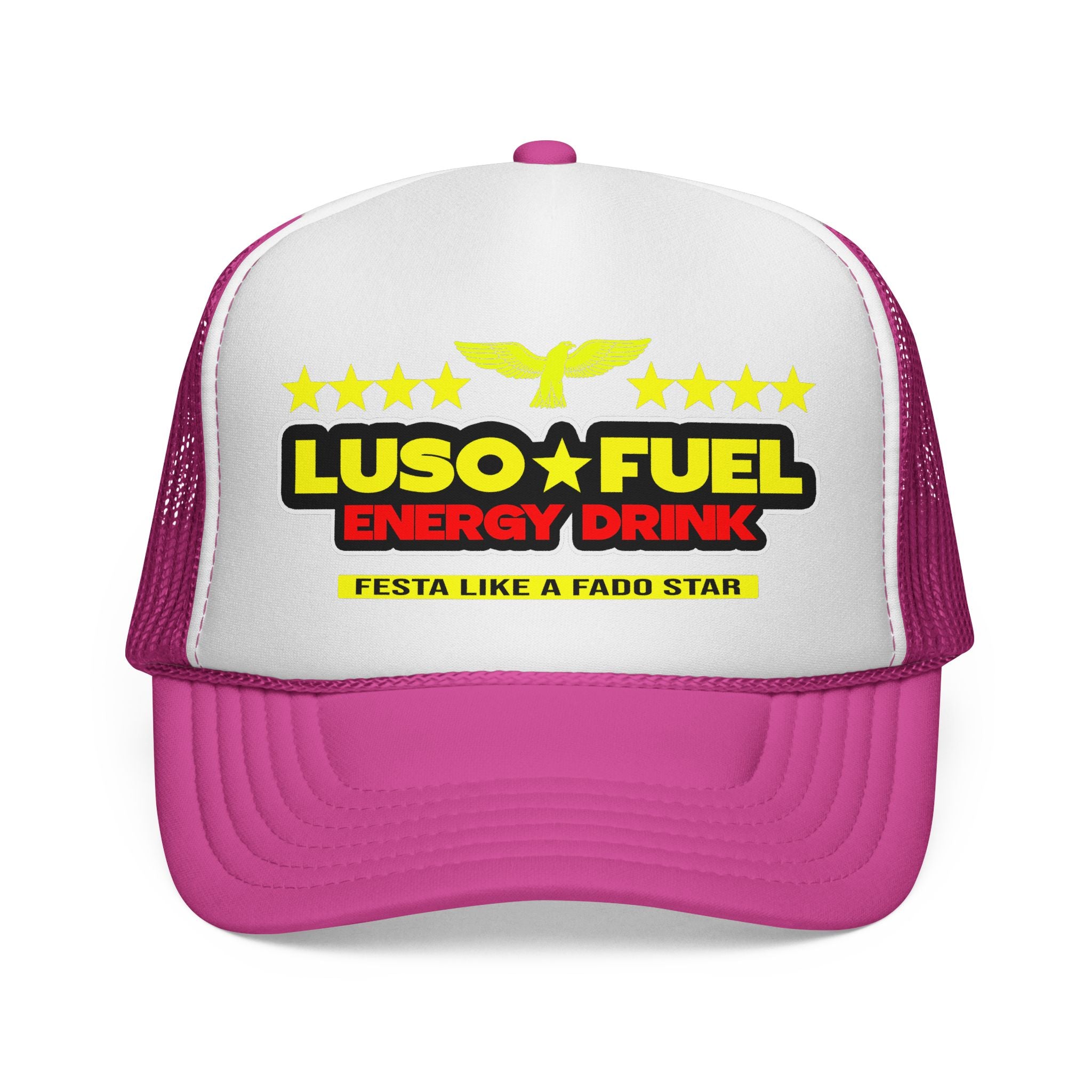 Luso Fuel Energy Party Trucker Cap, Unisex Hat, Festival Headwear, Outdoor Gear, Sports Accessories, Gift for Party Lovers