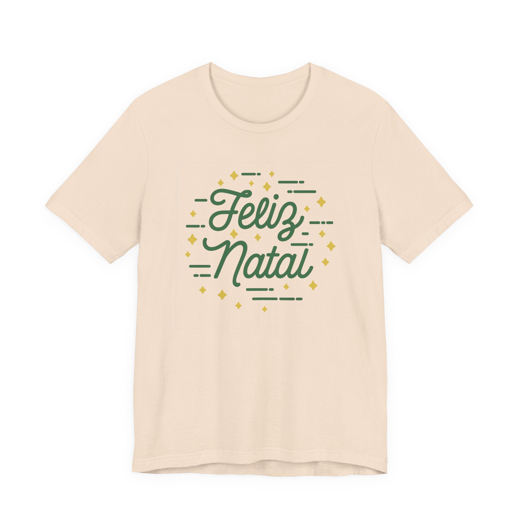 Feliz Natal Unisex Jersey Tee - Festive Holiday Style