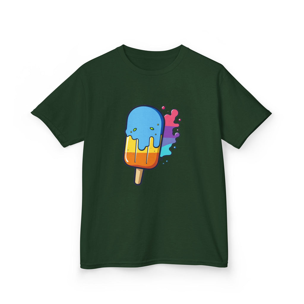 Colorful Ice Cream Tee for Kids, Fun Summer Gift, Ice Cream Party Shirt, Kids Cotton T-shirt, Playful Summer Outfit, Birthday Gift