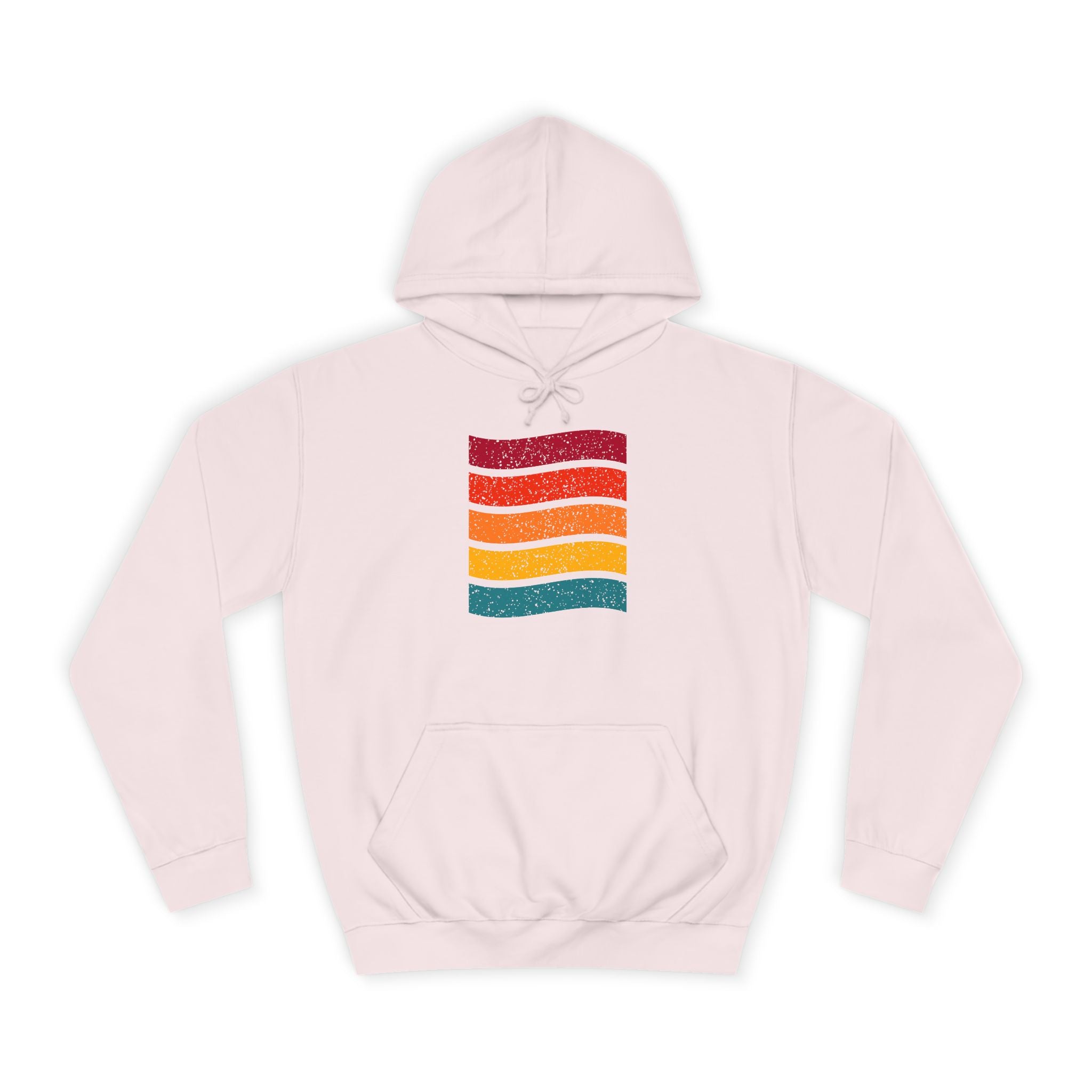 Colorful Stripe Unisex College Hoodie | Cozy Casualwear, Gifts for Students, Fall Fashion, College Events, Lounge Wear