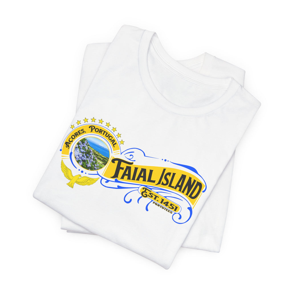 Faial Tropical Island Graphic Tee - Casual Summer Shirt