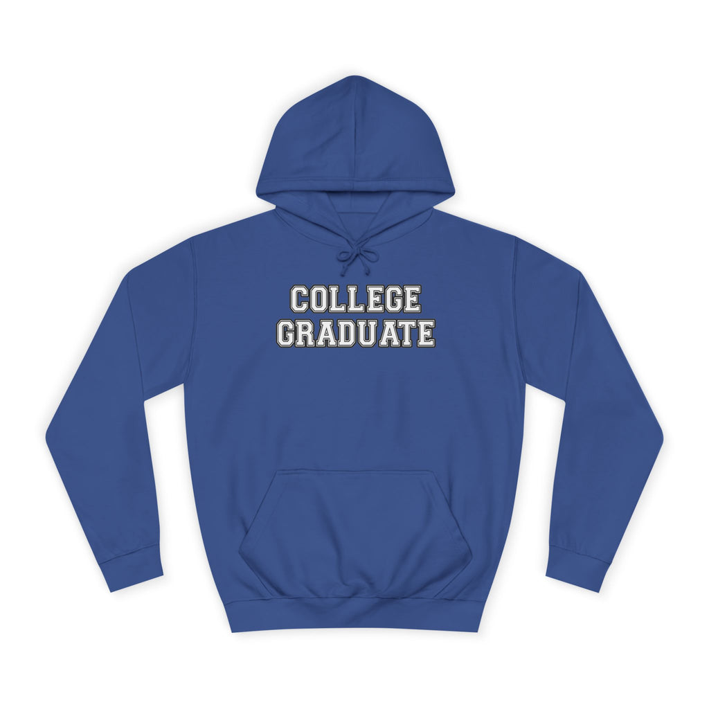 College Graduate Hoodie, Unisex Graduation Sweatshirt, Gift for Graduates, College Apparel, Casual Wear, College Memories