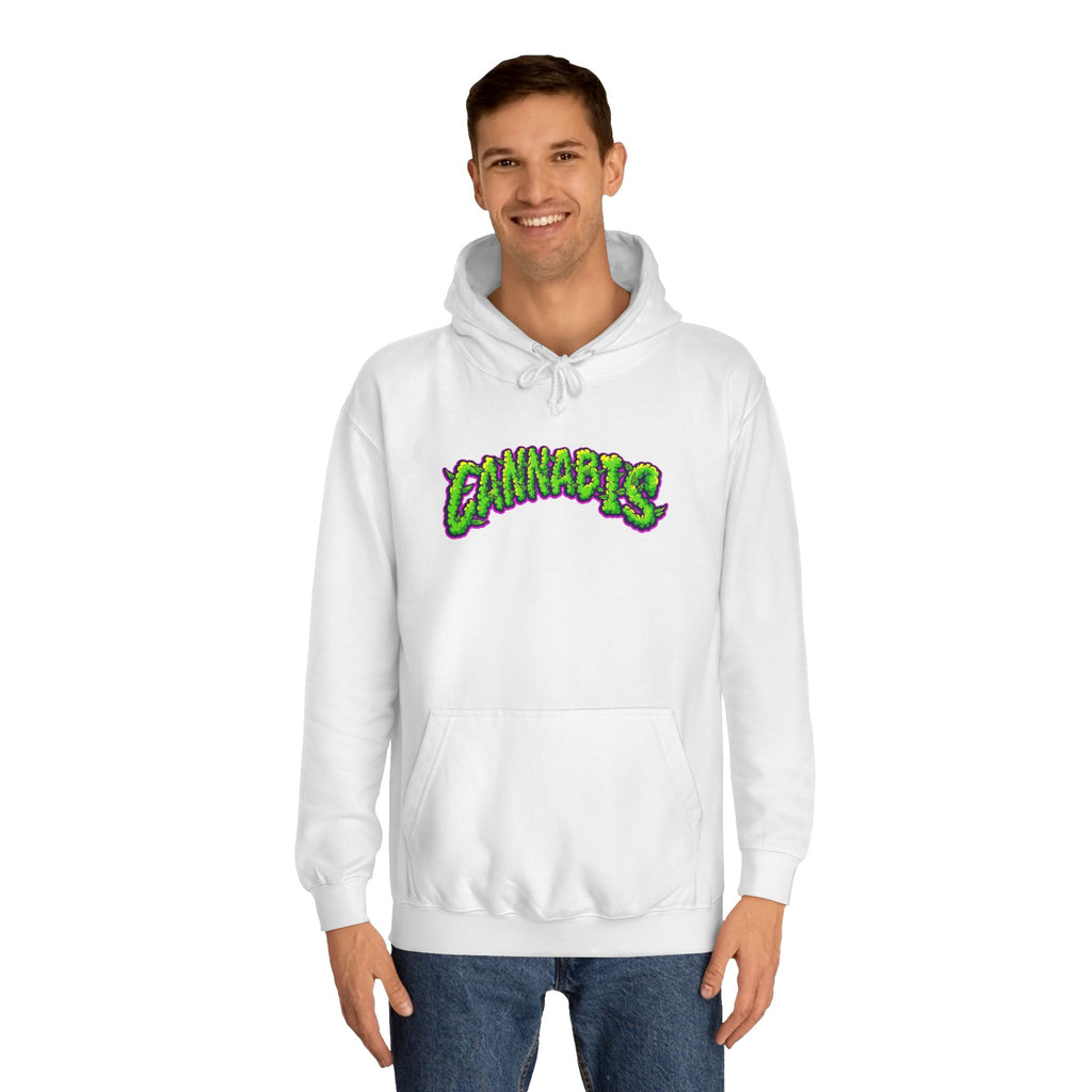 Cannabis College Hoodie, Unisex Hoodie for Students, Herbal Vibe Pullover, Perfect for 420 Celebration, Gift for Cannabis Lovers