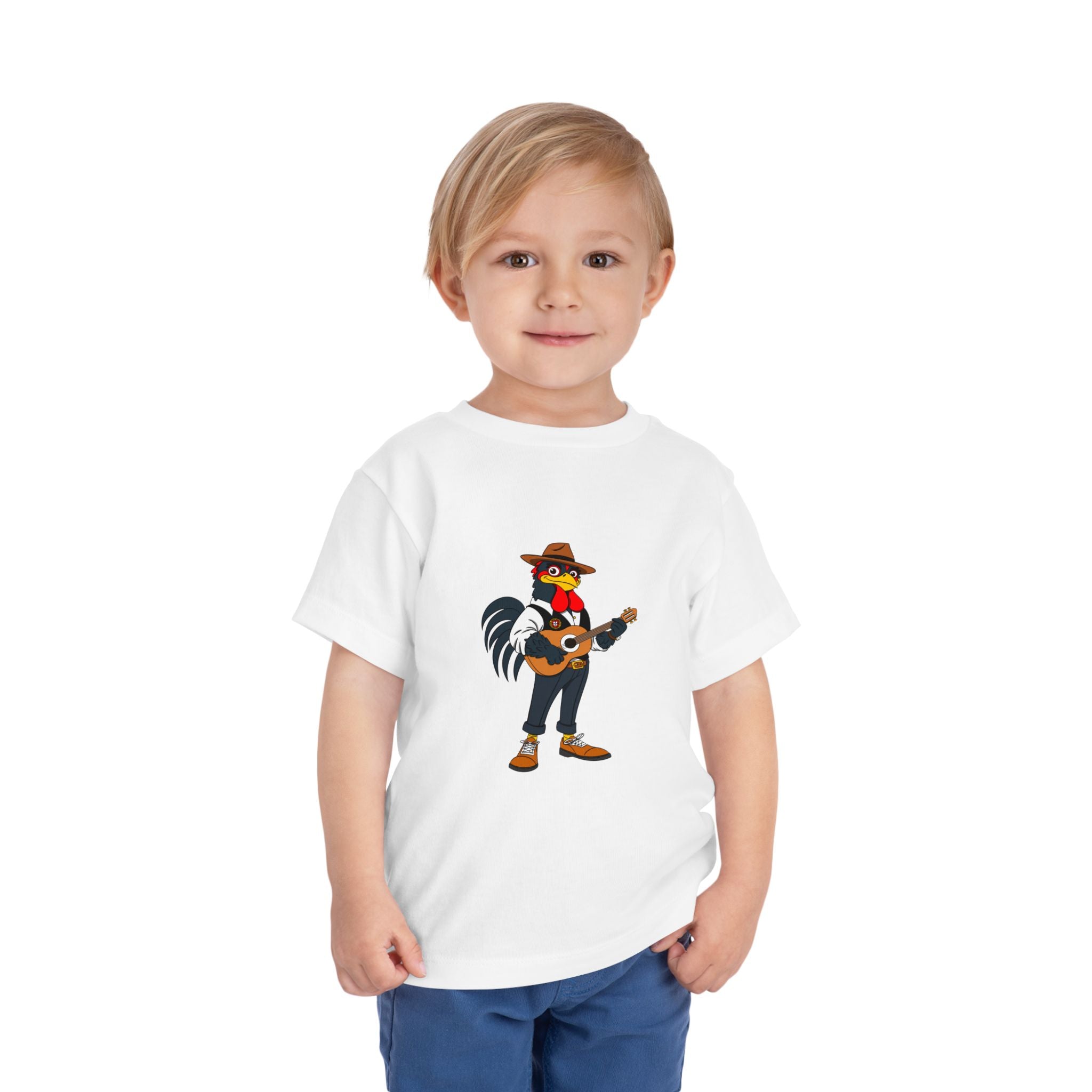 Fado Rooster Toddler Tee, Fun Kids Shirt, Animal Lover Gift, Farm Theme Apparel, Cute Toddler Outfit, Playful Fashion