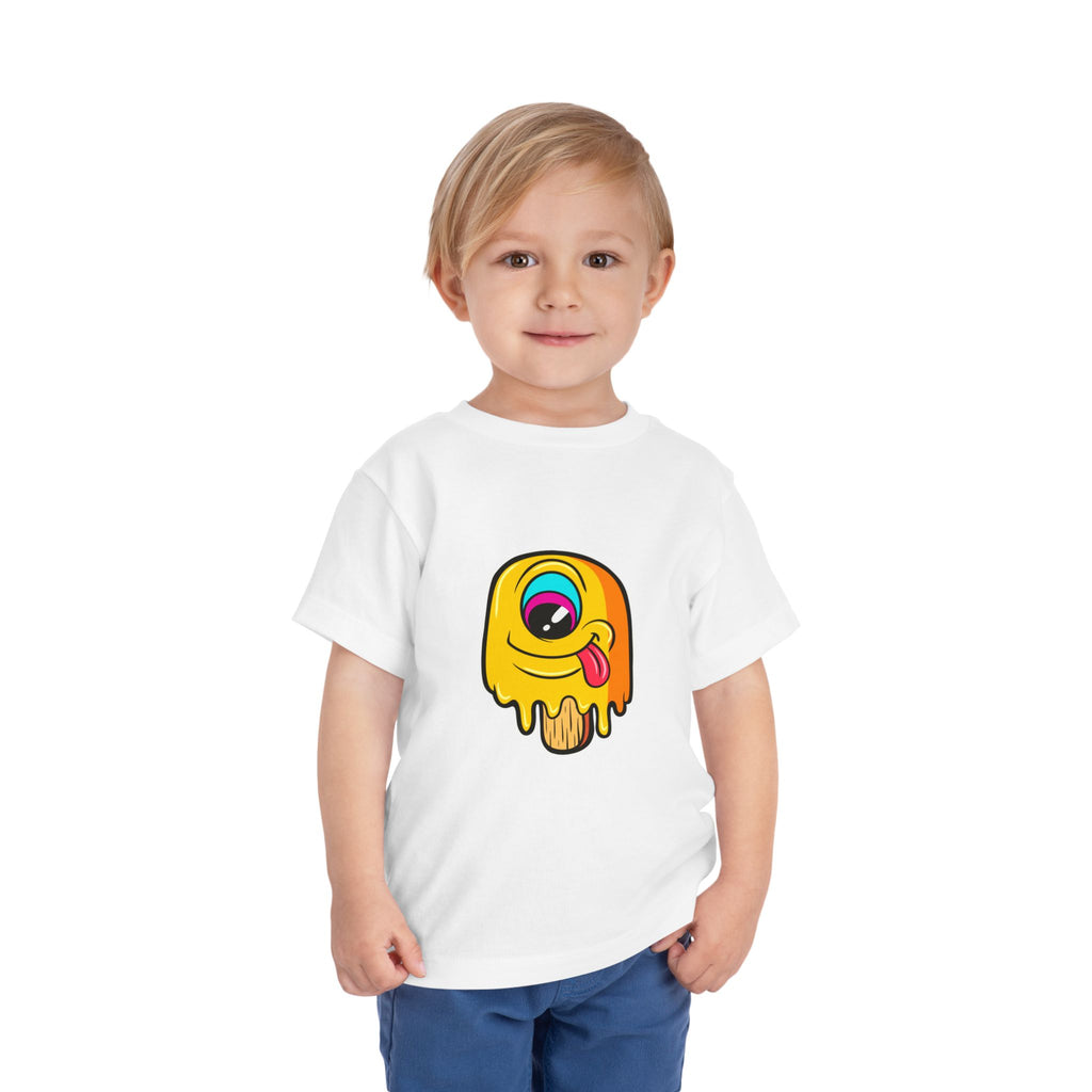 Colorful Monster Toddler Tee, Cute Kids Shirt, Birthday Gift for Boys and Girls, Fun Playtime Outfit, Summer Apparel