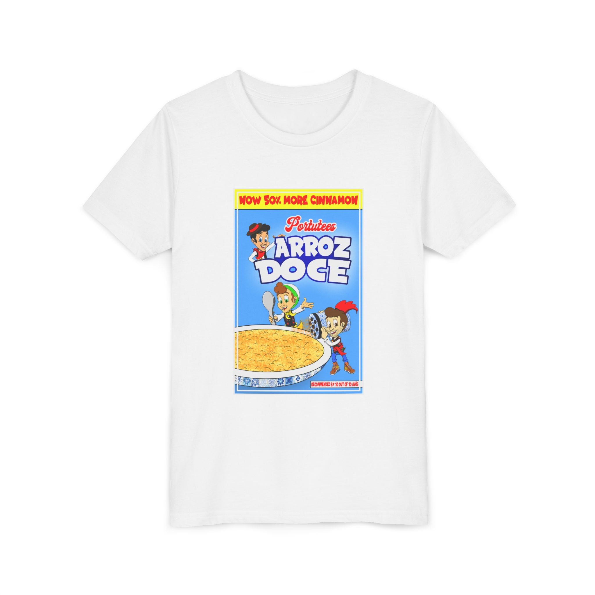 'Arroz Doce' Vintage Sweets Cereal Box Kids T-Shirt