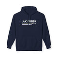Acores Retro Style Unisex Fleece Hoodie with Graphic Design