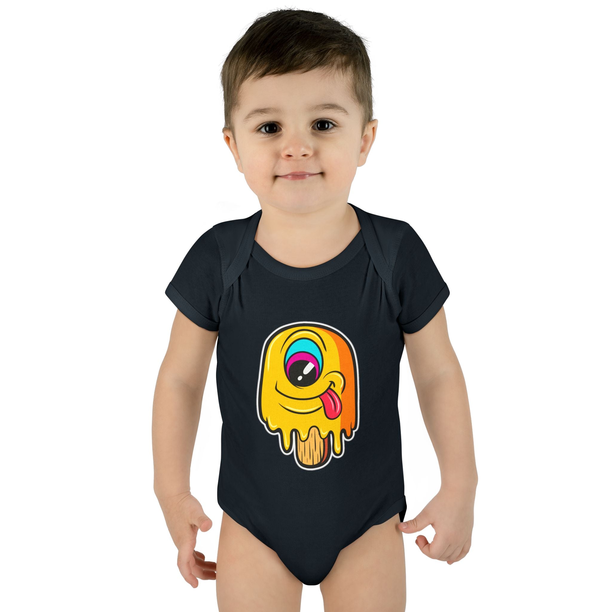 Cute Baby Bodysuit with Colorful Ice Cream Design, Fun Infant Outfit, Newborn Gift, Summer Baby Clothes, Baby Shower Presents, Playful