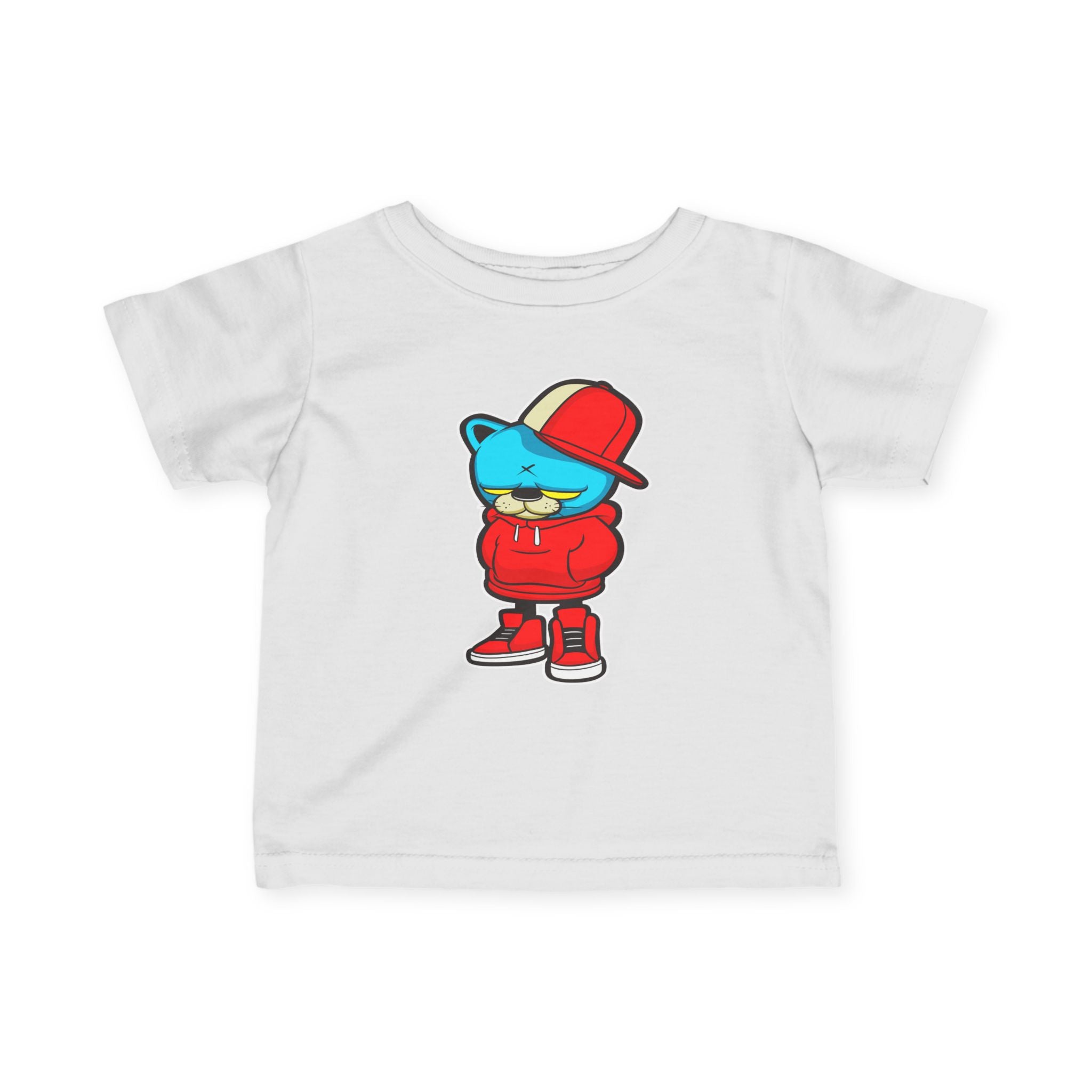 Cool Cartoon Bear Infant Tee, Cute Baby Shirt, Toddler Humor Top, Stylish Kids Clothes, Gift for Baby Showers, Birthday