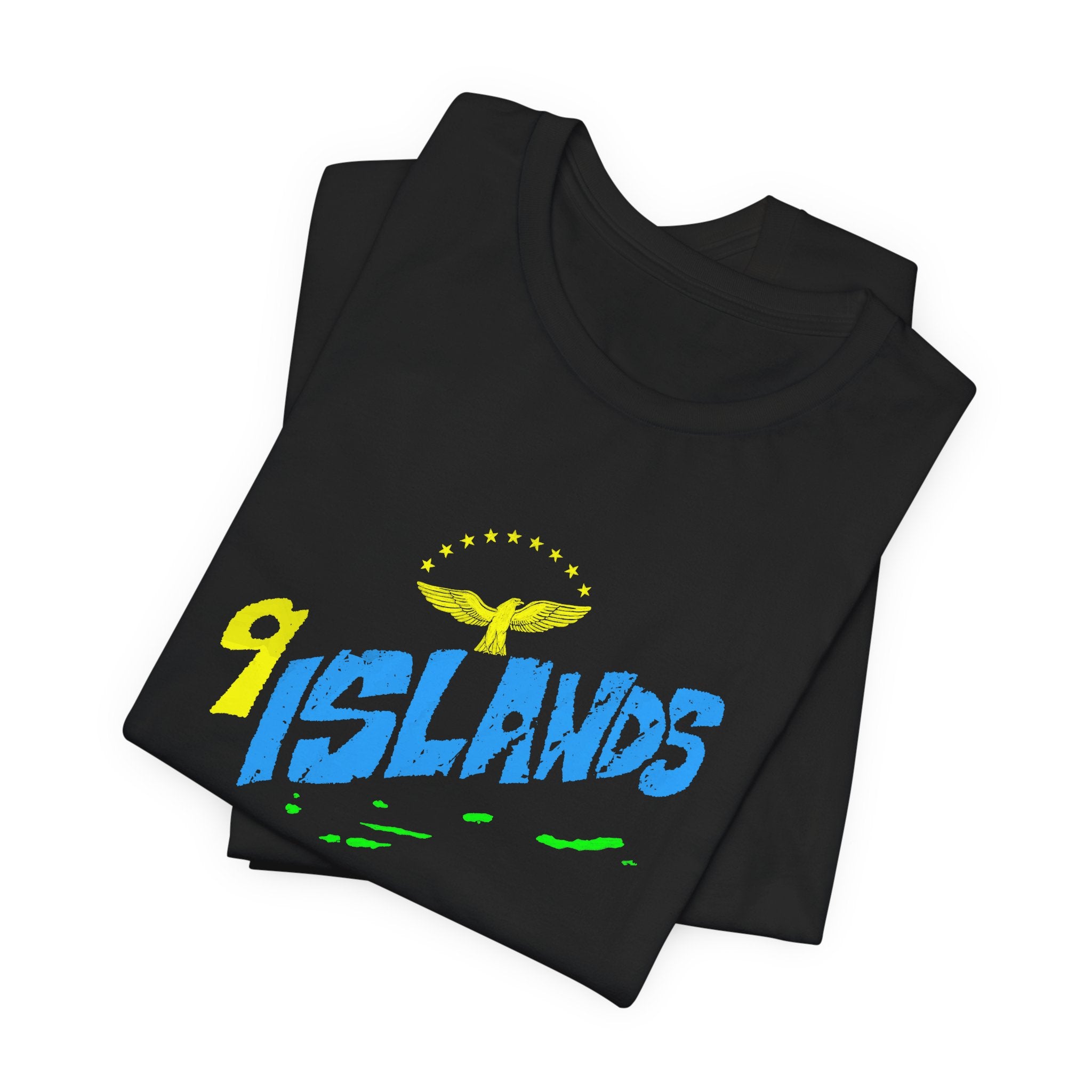 9 Islands Graphic Tee — Tropical Vibes Short Sleeve T-Shirt