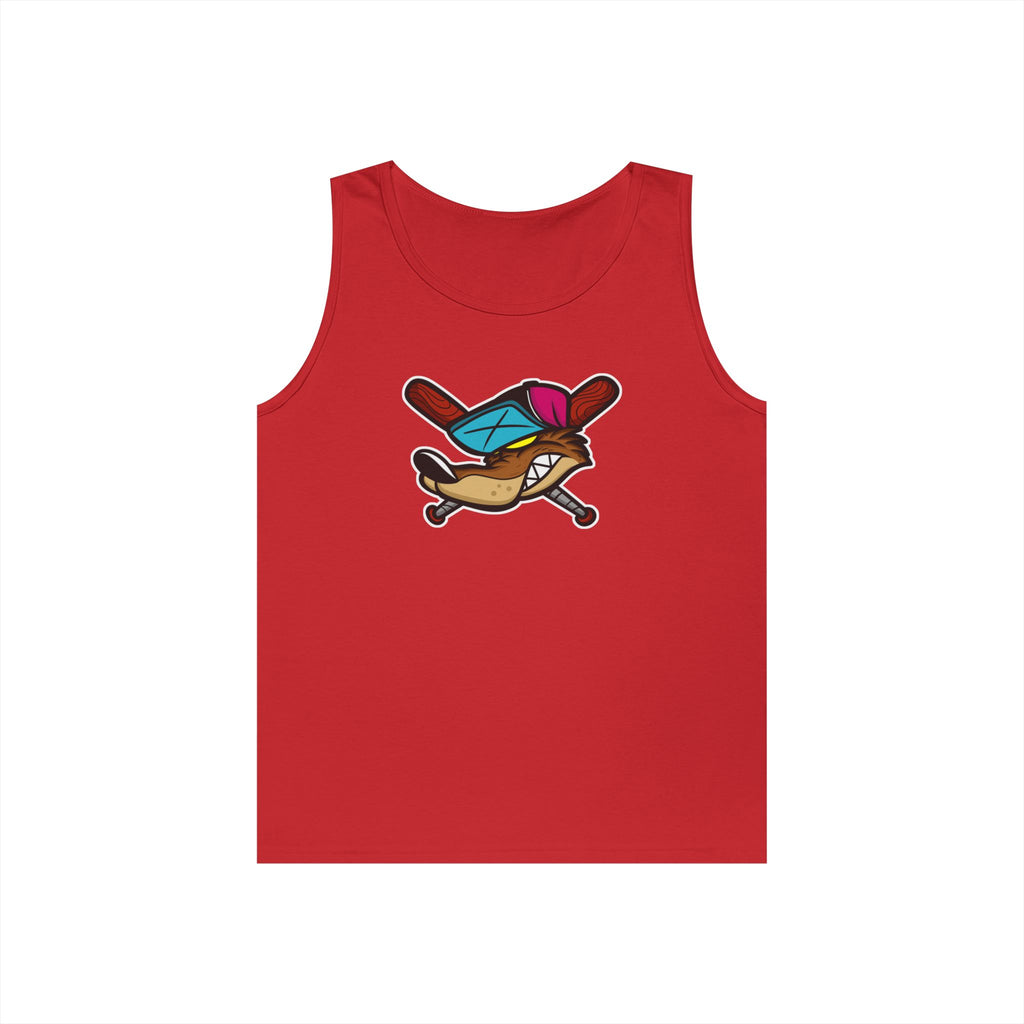 Playful Cartoon Graphic Tank Top, Fun Summer Apparel for Sport Lovers, Gift for Gamers, Casual Wear, Ideal for Birthdays, Beach Days