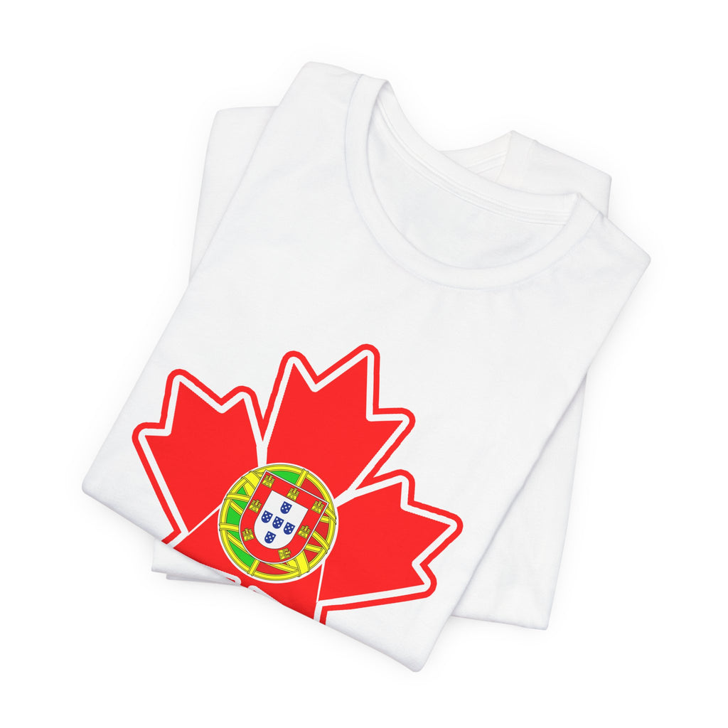 Portuguese Canadian Maple Leaf T-Shirt — Portuguese Canada Pride Tee