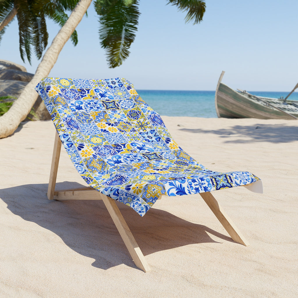 Azulejos Beach Towel