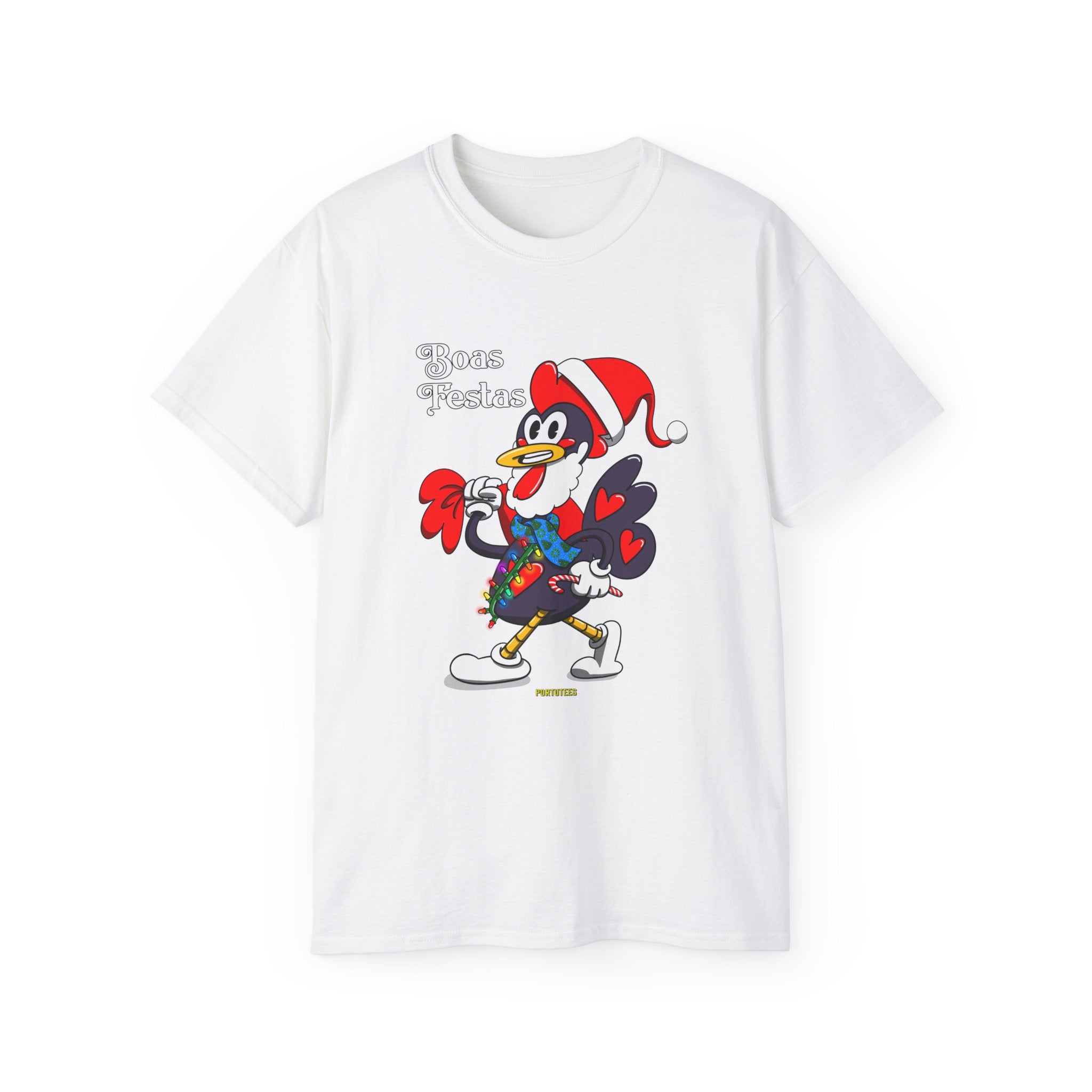 Barcelos Rooster Santa Suit Baos Festa T-Shirt