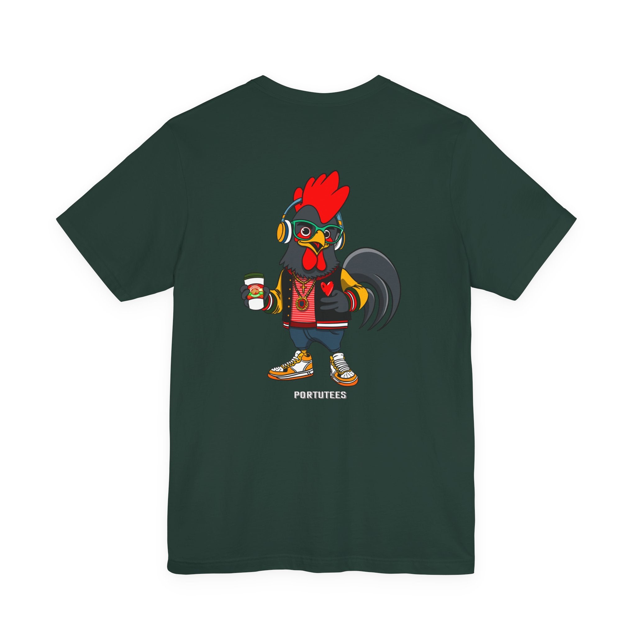 Hipster Rooster Graphic Tee, Fun Unisex Short Sleeve T-Shirt, Quirky Gift, Animal Lover Apparel, Casual Everyday Wear, Gift for Him/Her