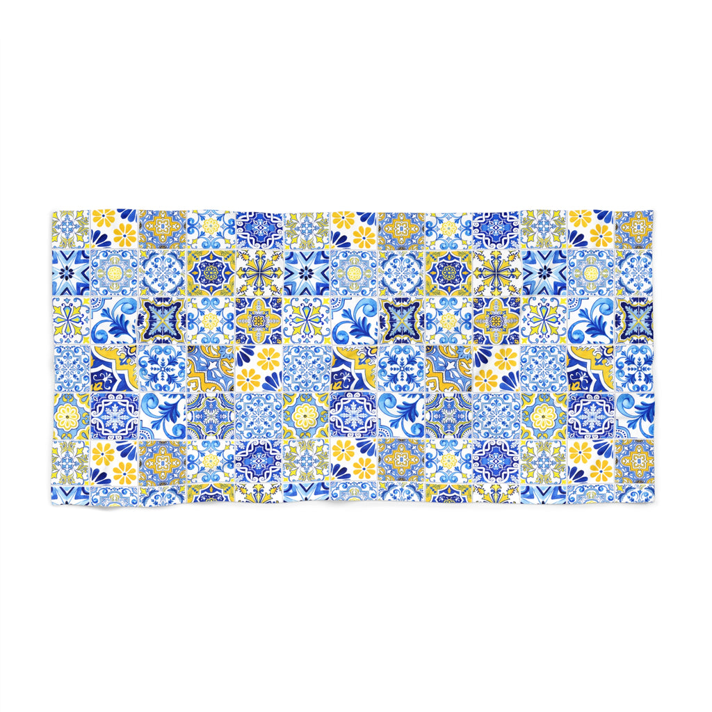 Azulejos Beach Towel