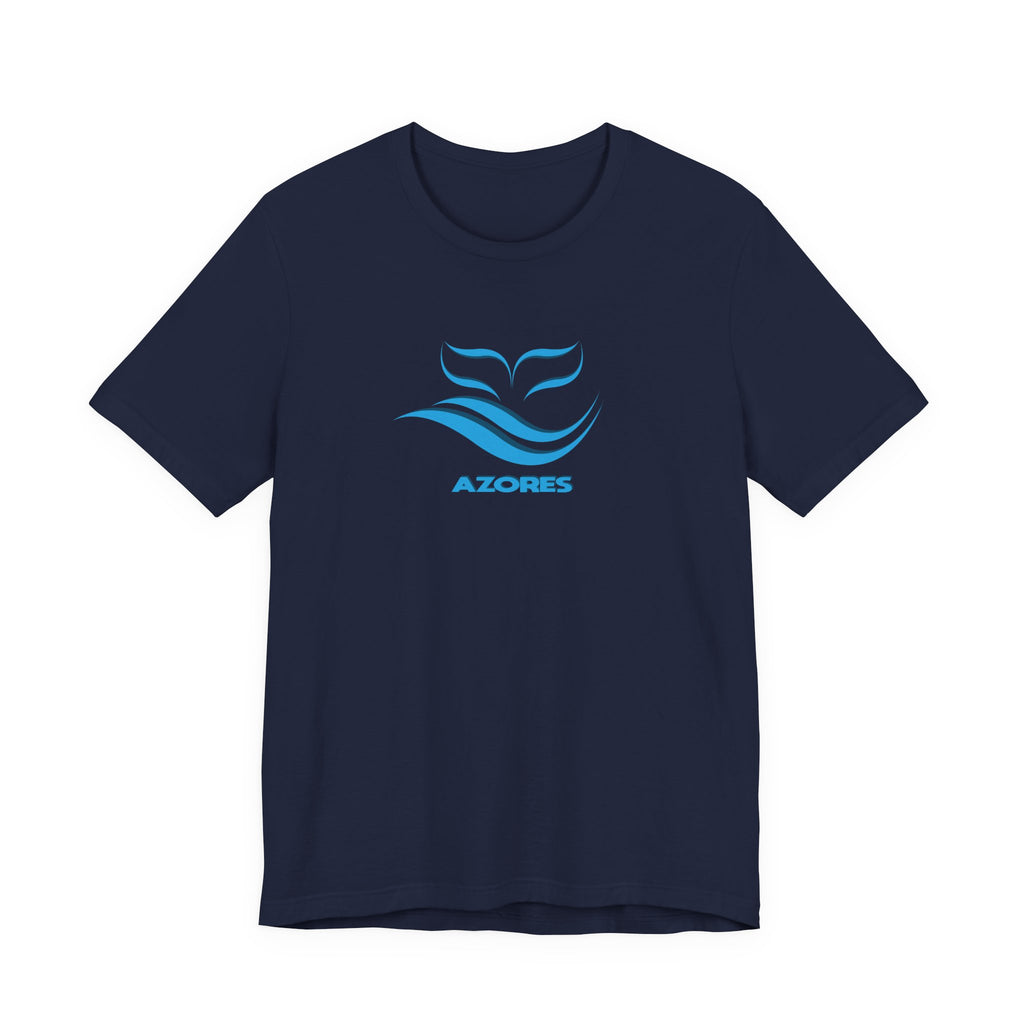 Azores Wave Logo T‑Shirt — Coastal Travel Tee