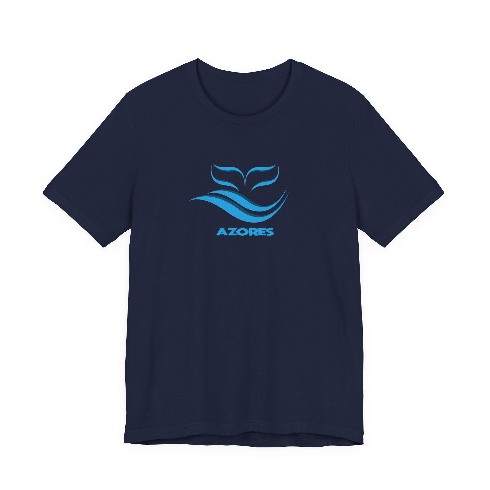 Azores Wave Logo T‑Shirt — Coastal Travel Tee