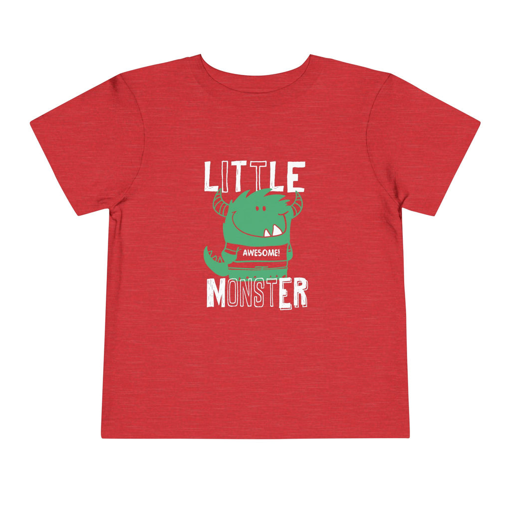 Little Monster Toddler Tee Fun & Playful T-Shirt for Kids, Birthday Gift, Halloween Costume, Everyday Wear, Unique Baby Shower Gift