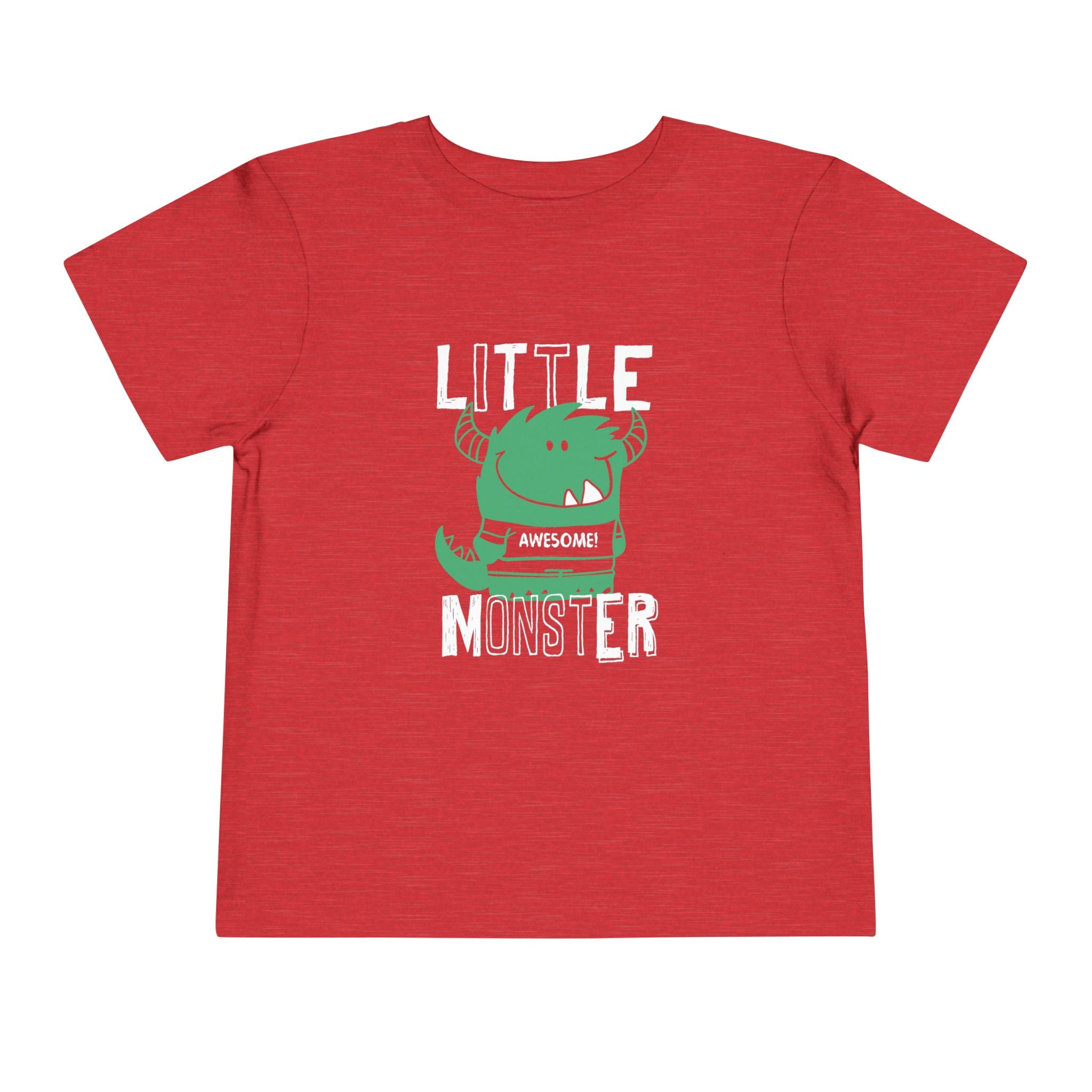 Little Monster Toddler Tee Fun & Playful T-Shirt for Kids, Birthday Gift, Halloween Costume, Everyday Wear, Unique Baby Shower Gift