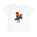 Punk Rock Rooster Toddler Tee, Fun Graphic Tee for Kids, Perfect Birthday Gift, Animal Lover Shirt, Summer Playwear