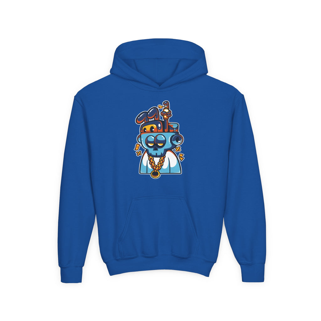 Cool Cartoon Character Hoodie, Youth Sweatshirt, Fun Gift for Kids, Graphic Hoodie for Teens, Casual Wear for Youngsters