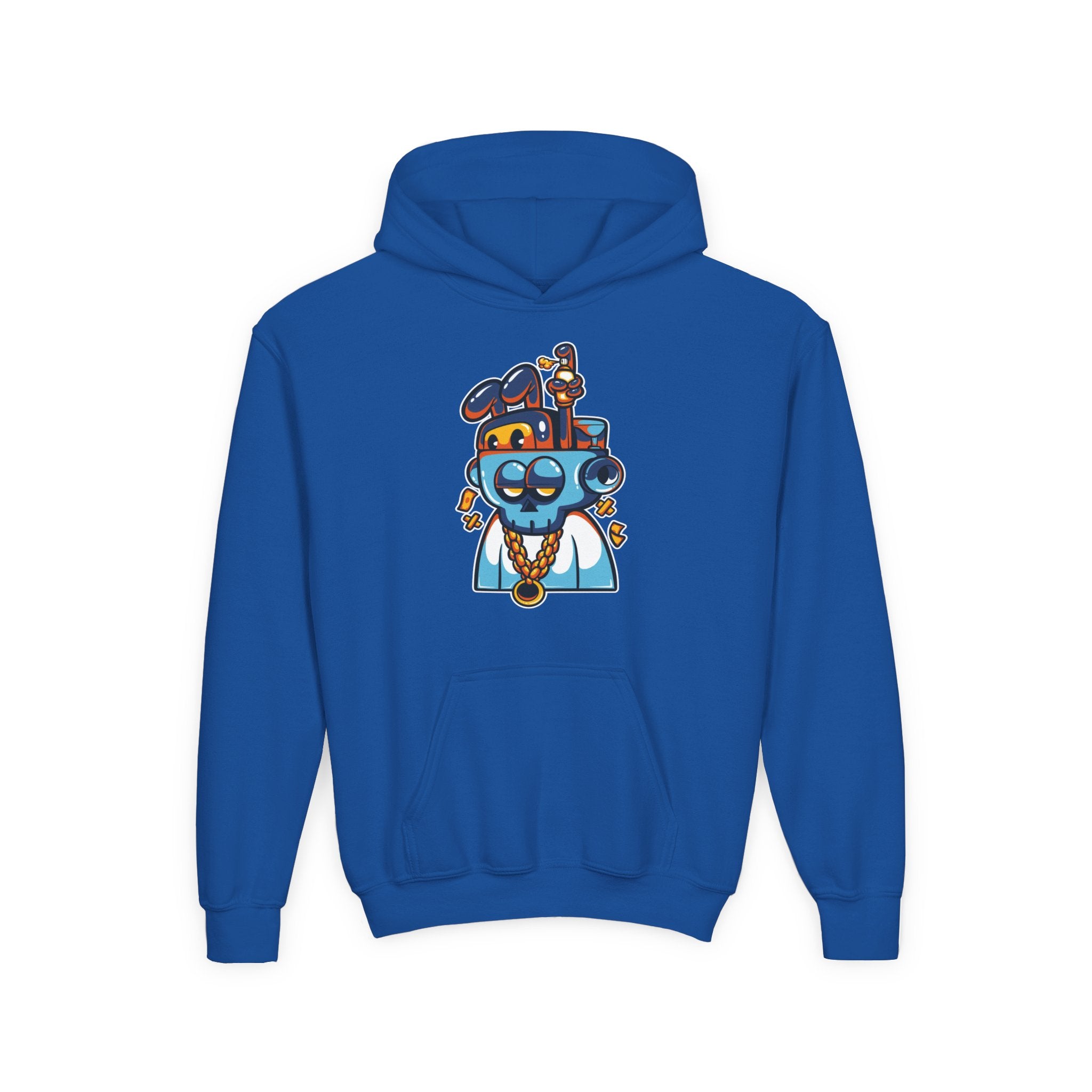 Cool Cartoon Character Hoodie, Youth Sweatshirt, Fun Gift for Kids, Graphic Hoodie for Teens, Casual Wear for Youngsters