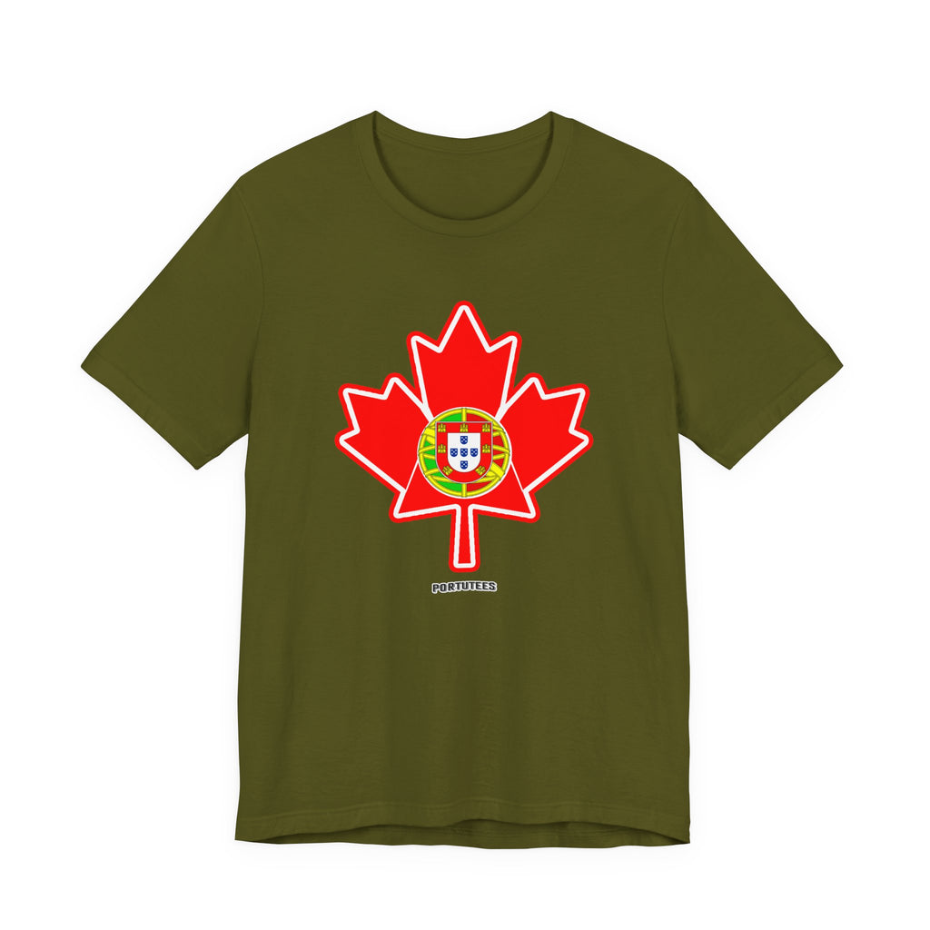 Portuguese Canadian Maple Leaf T-Shirt — Portuguese Canada Pride Tee