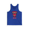 Graphic Mouth Unisex Jersey Tank, Funny Summer Shirt, Festival Wear, Halloween Outfit, Music Concert Tee, Love Heart Design