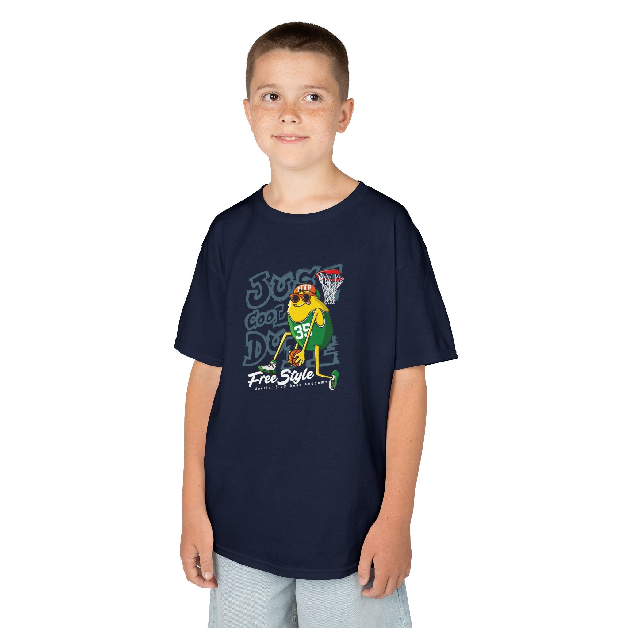 Cool Graphic Tee for Kids - Perfect for Sports and Play, Just Coop Doodle, Basketball Lovers, Gift for Boys, Fun Casual Wear
