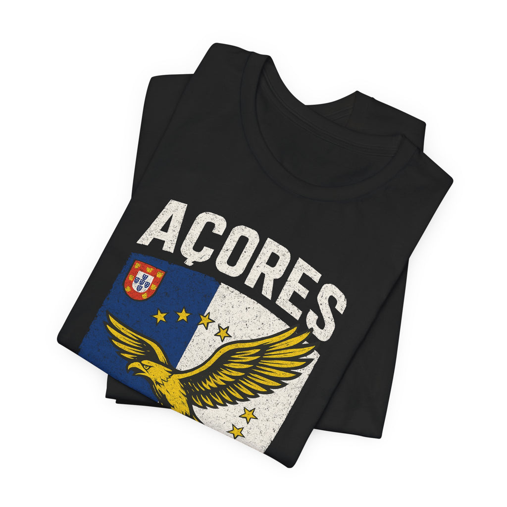 Açores Crest Eagle T-Shirt — Azores Pride Graphic Tee