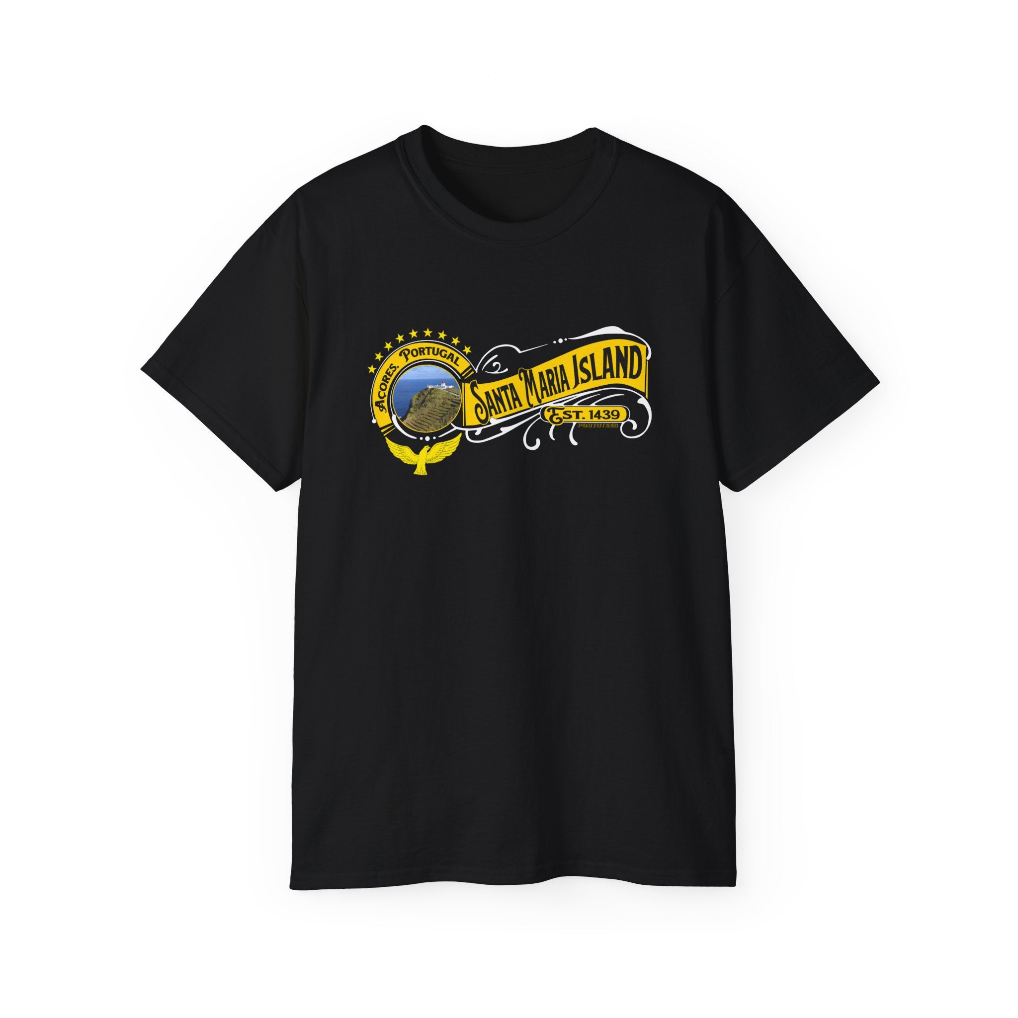 Santa Maria Azores Island T-Shirt, Portugal Tee, Azores Travel Shirt, Unisex Cotton Tee, Vacation Souvenir Gift