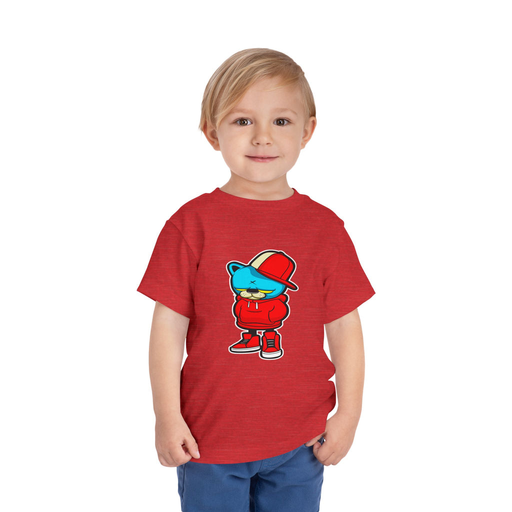 Cool Bear Toddler Tee: Trendy Kids Shirt, Fun Gift for Birthdays, Hipster Style, Everyday Wear, Cute Graphic Tee