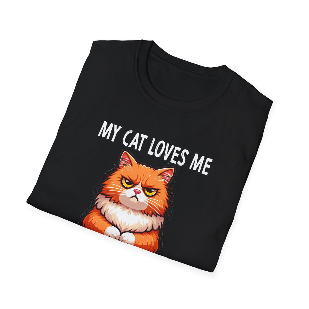 My Cat Loves Me T-Shirt, Cute Cat Lover Gift, Pet Owner Tee, Funny Animal Shirt, Comfortable Unisex Casual Wear