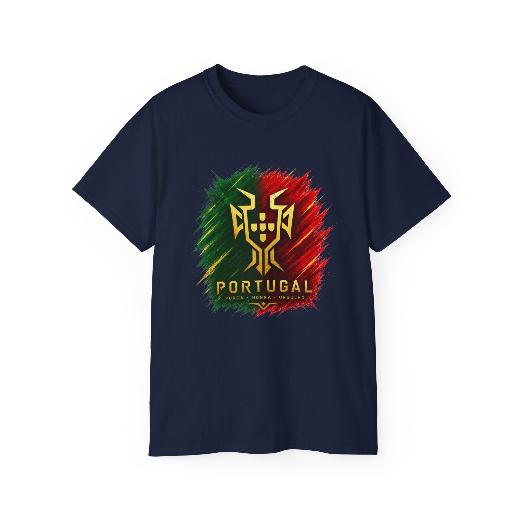 Portugal Flag Crest T-Shirt — Portugal Football Pride Tee
