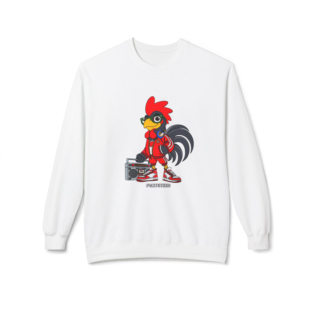 HipHop Barcelos Rooster Sweatshirt - Fun & Cozy Gift for Music Lovers