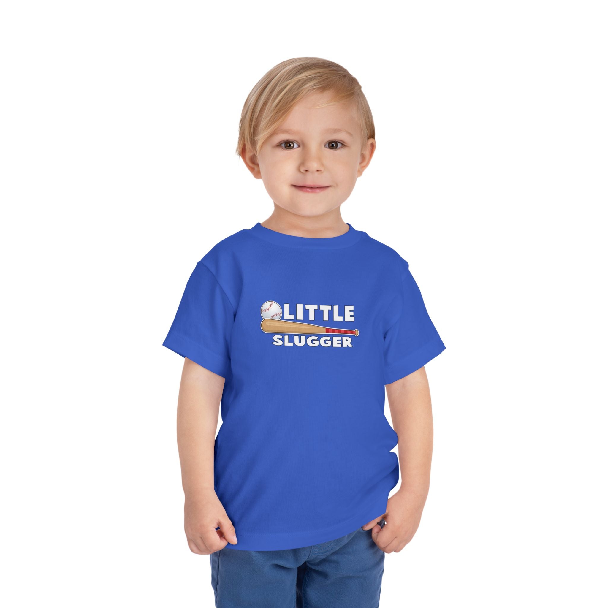 Little Slugger Toddler Tee, Cute Kids Baseball Shirt, Gifts for Sports Lovers, Toddler Playdate Outfit, Birthday Gift