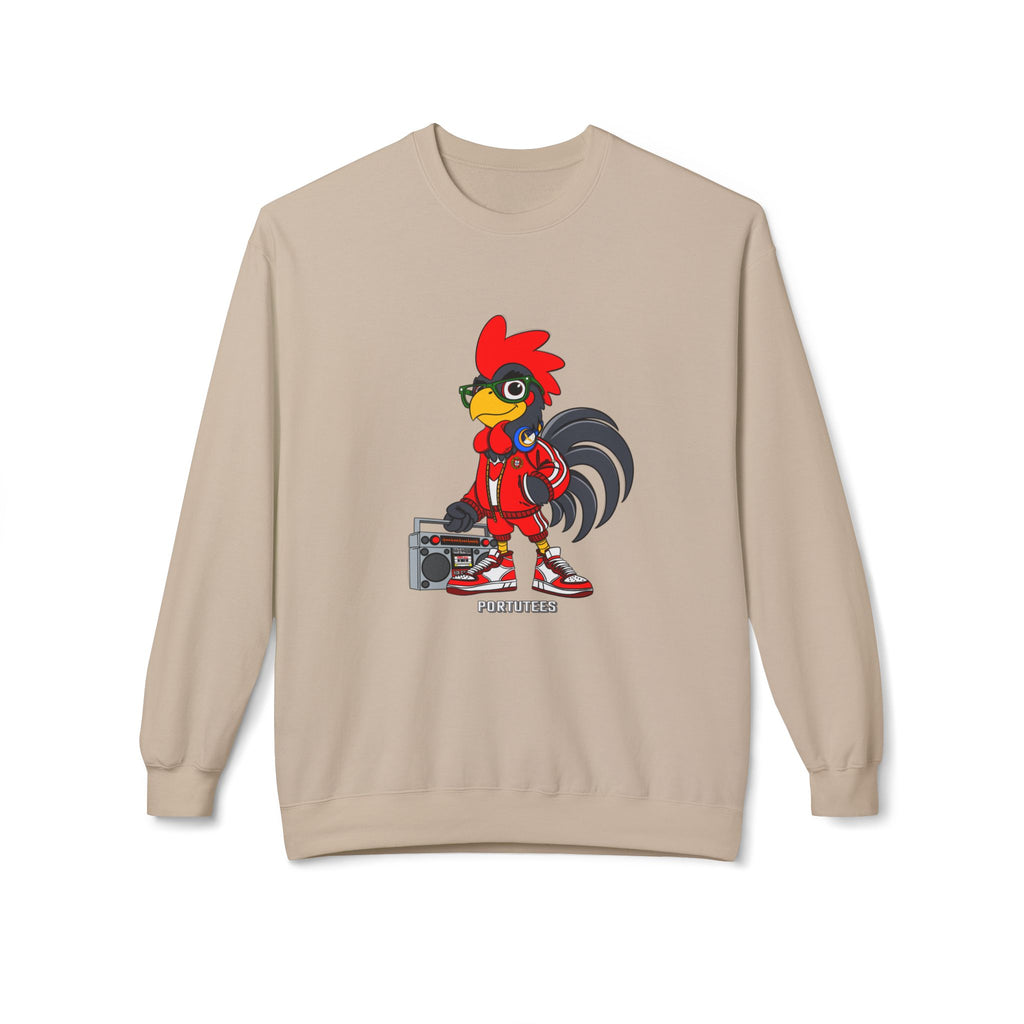 HipHop Barcelos Rooster Sweatshirt - Fun & Cozy Gift for Music Lovers