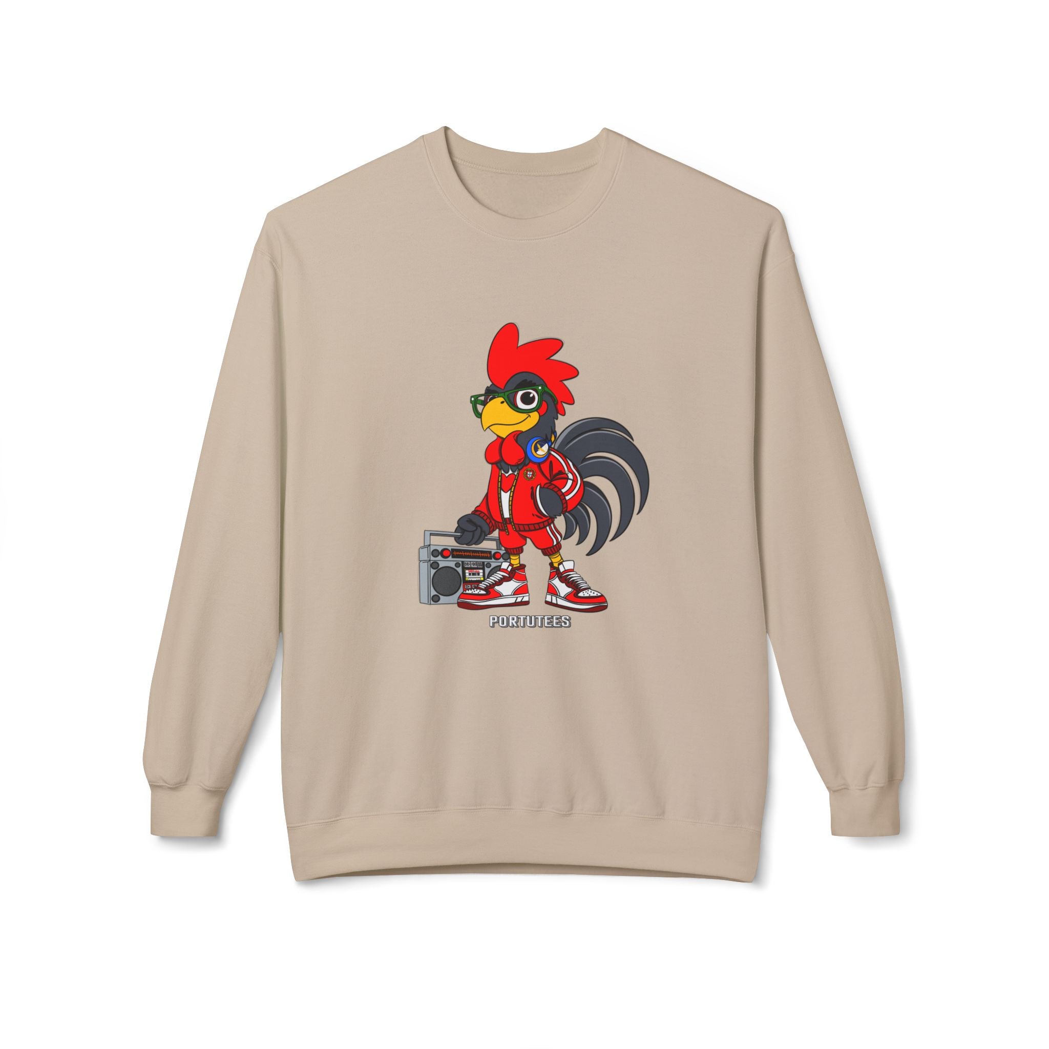 HipHop Barcelos Rooster Sweatshirt - Fun & Cozy Gift for Music Lovers