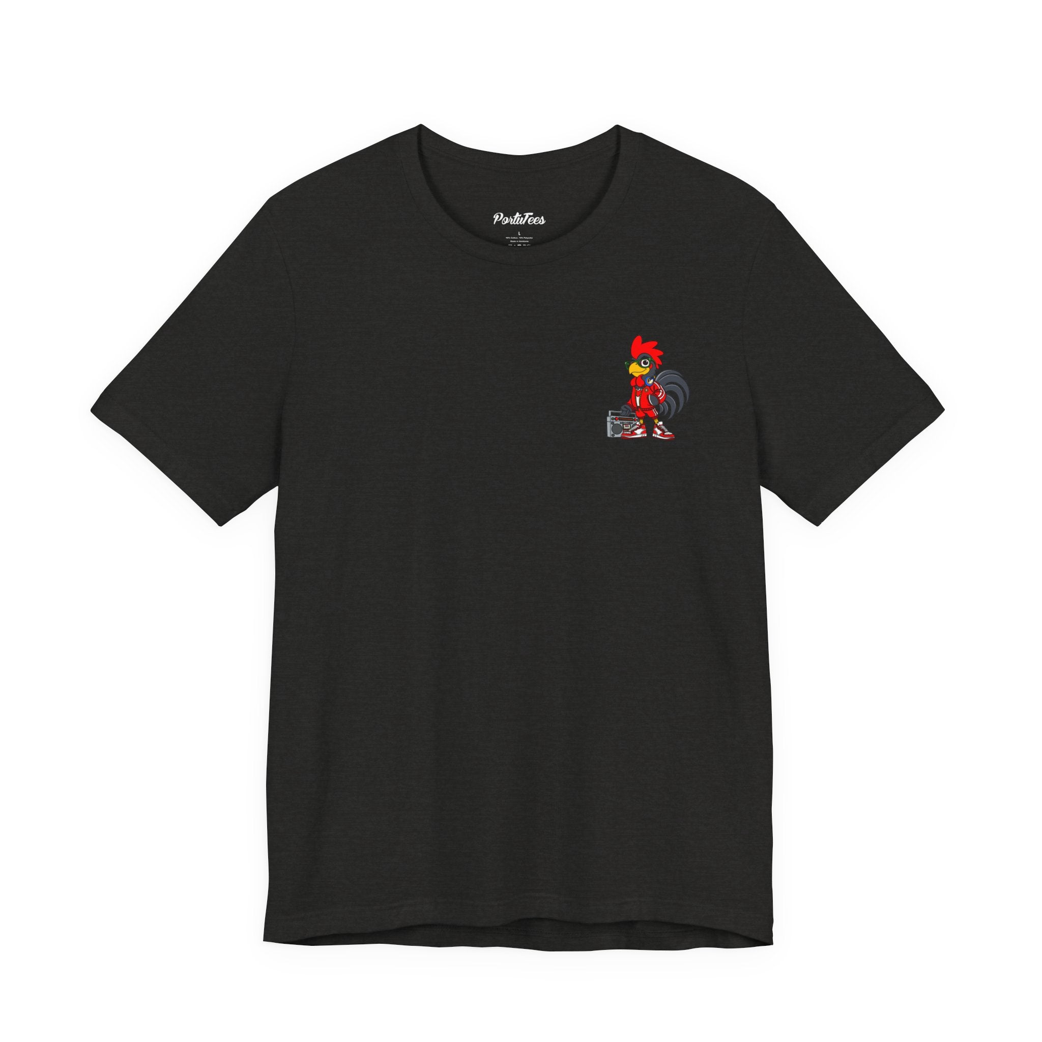 Hip-Hop Rooster Graphic Tee for Casual Style, Streetwear, Gift for Music Lovers, Summer Outfits, Unique Animal Shirt