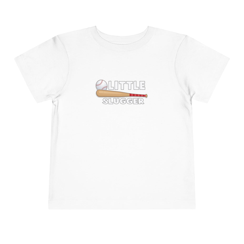 Little Slugger Toddler Tee, Cute Kids Baseball Shirt, Gifts for Sports Lovers, Toddler Playdate Outfit, Birthday Gift