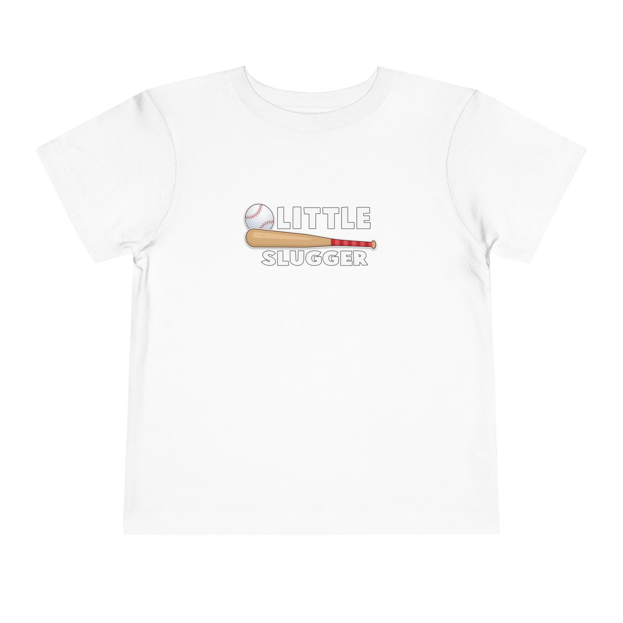 Little Slugger Toddler Tee, Cute Kids Baseball Shirt, Gifts for Sports Lovers, Toddler Playdate Outfit, Birthday Gift