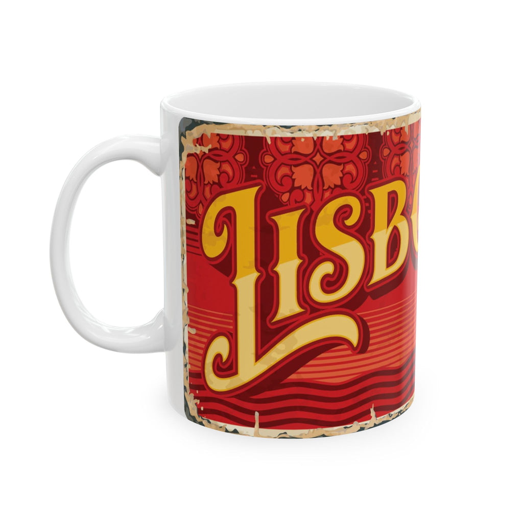 Vibrant Lisbon Ceramic Mug - 11oz