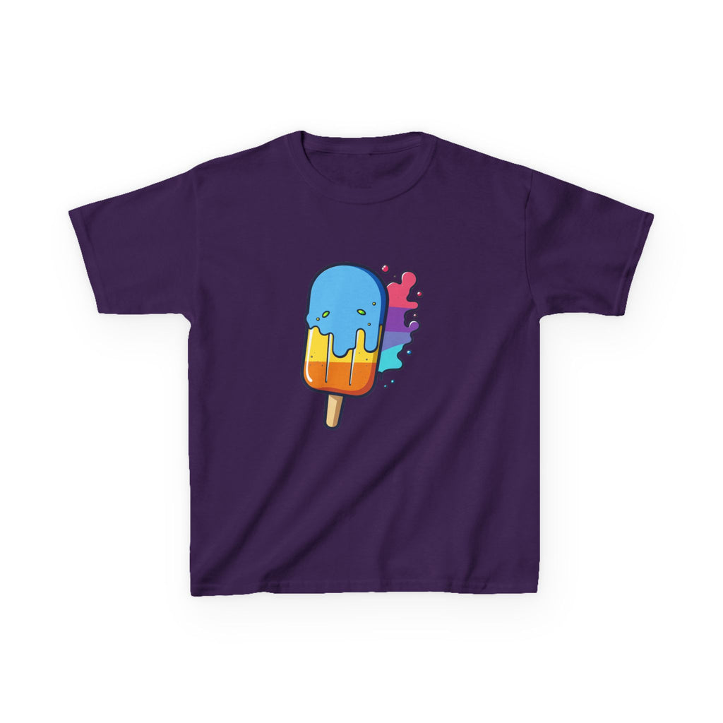 Colorful Ice Cream Tee for Kids, Fun Summer Gift, Ice Cream Party Shirt, Kids Cotton T-shirt, Playful Summer Outfit, Birthday Gift